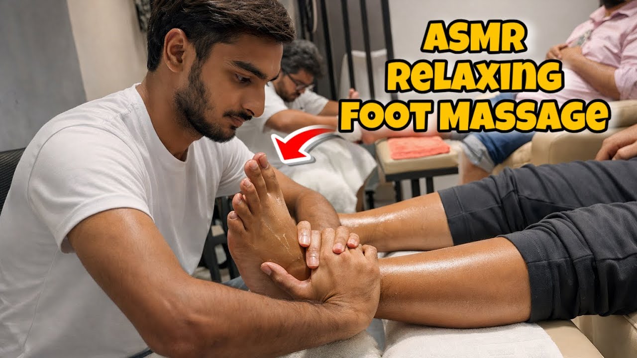 Most Relaxing Foot Massage ASMR 🦶 | Deep Sleep & Stress Relief (No Talking, High-Quality Sounds)