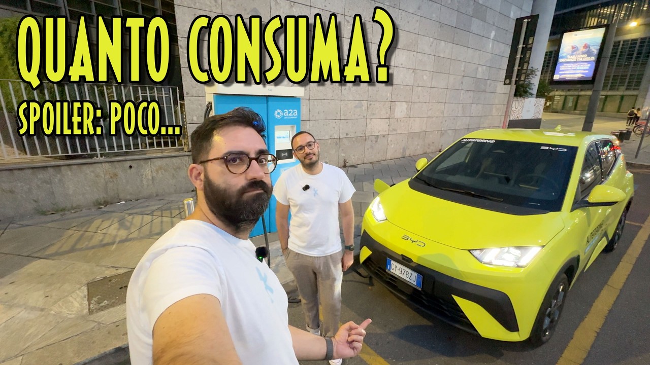 BYD DOLPHIN SURF, PROVA in AUTOSTRADA da Como a Milano