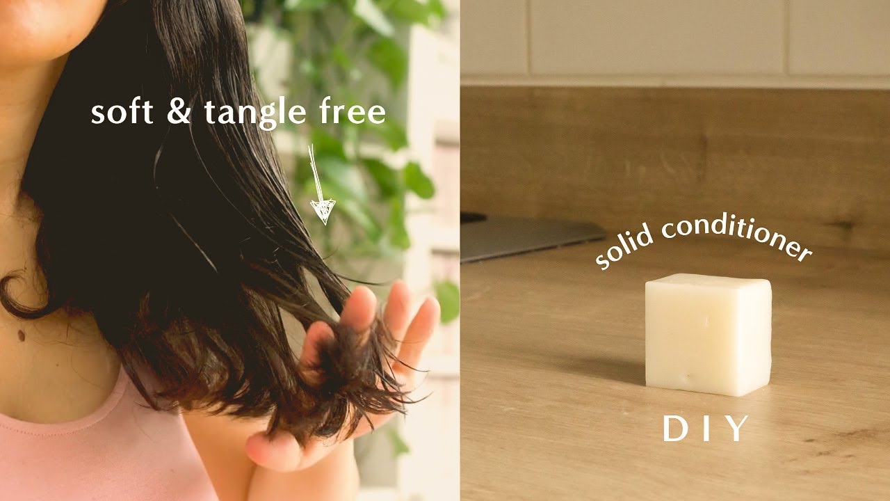 How to Make a DIY Solid Conditioner Bar | Zero Waste & Plastic Free Haircare Recipe