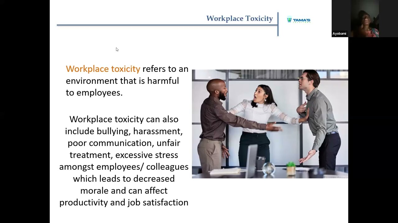 Managing Toxicity in the Workplace; You don't have to exit except you have to