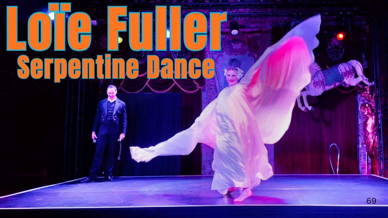 Loïe Fuller's Serpentine Dance - 1890s Paris History at Festival du Merveilleux Recreation