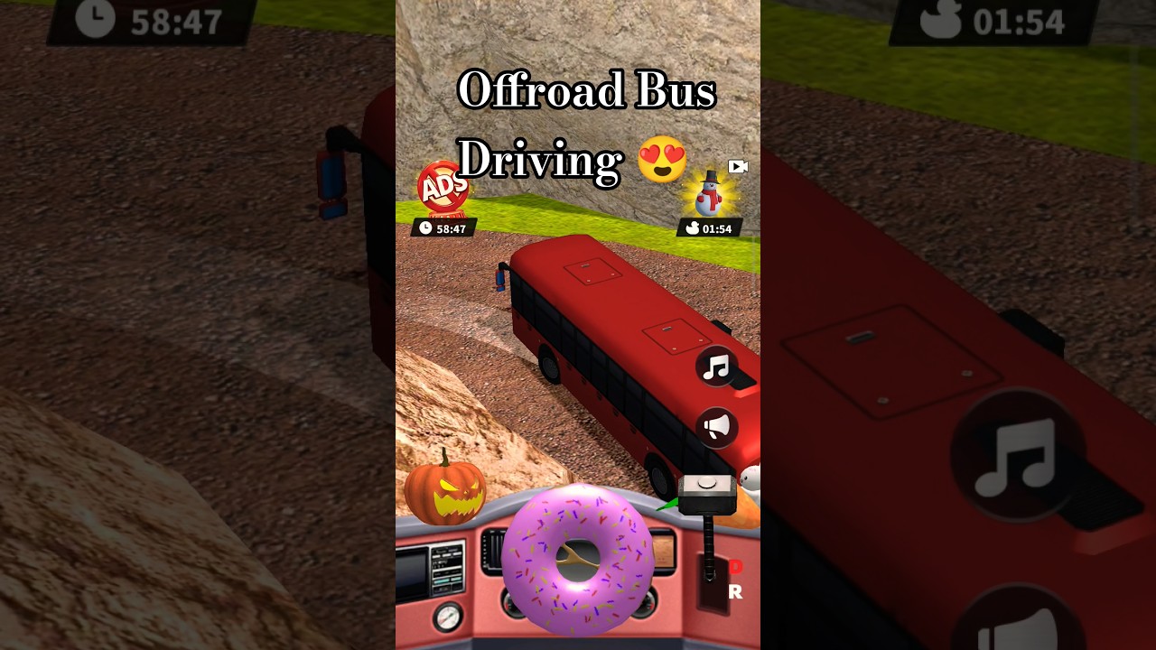 offroad Bus Driving vehicle masters simulator 3D game 