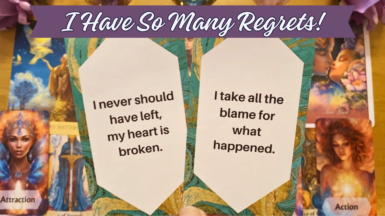 THIS PERSON IS EMOTIONAL OVER THIS SEPARATION 😥 & FILLED WITH REGRETS 🙁  (COLLECTIVE LOVE READING)