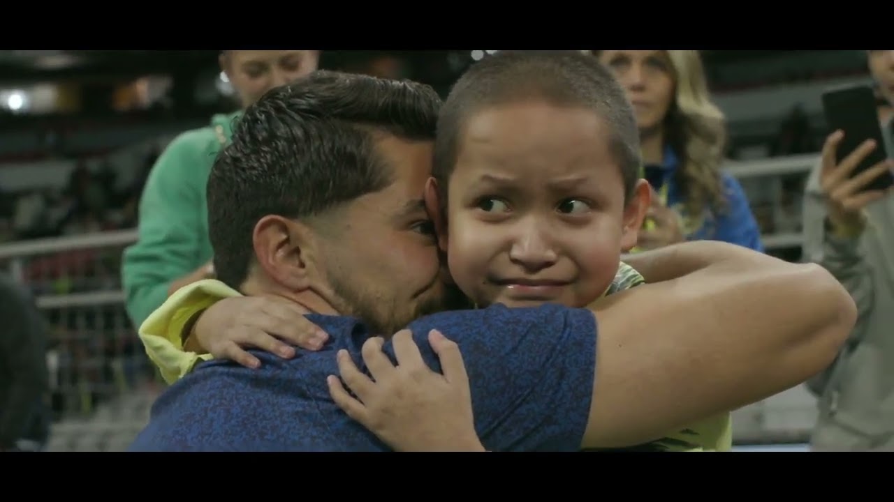 Cumpliendo un sueño, Braulio visita a las Águilas en el Azteca | Fundación Dr Sonrisas 