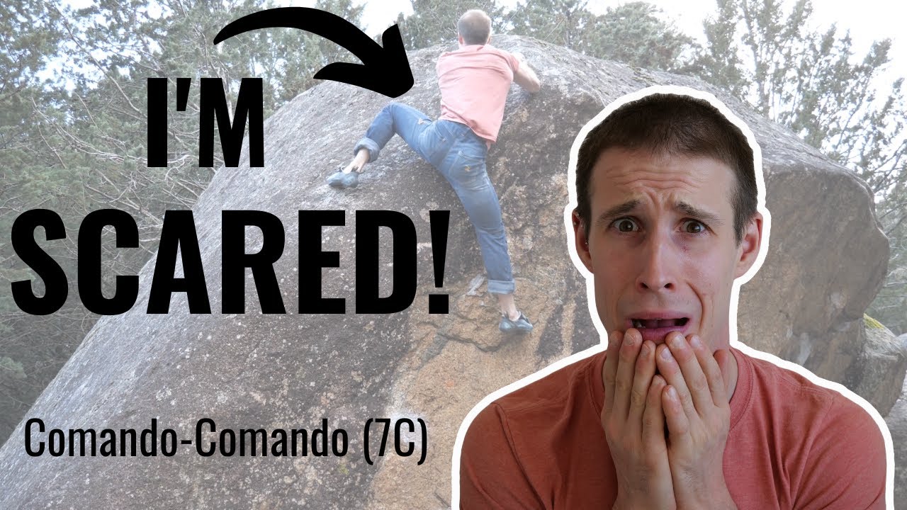 La Pedriza Bouldering | Getting SCARED on Comando-Comando (7C)