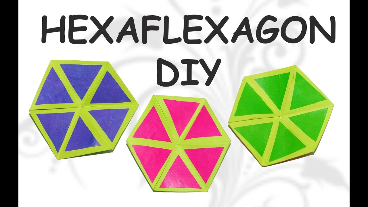 DIY бумаги ремесла идеи - оригами Hexaflexagon туториал - как сделать / DIY красоты и легко