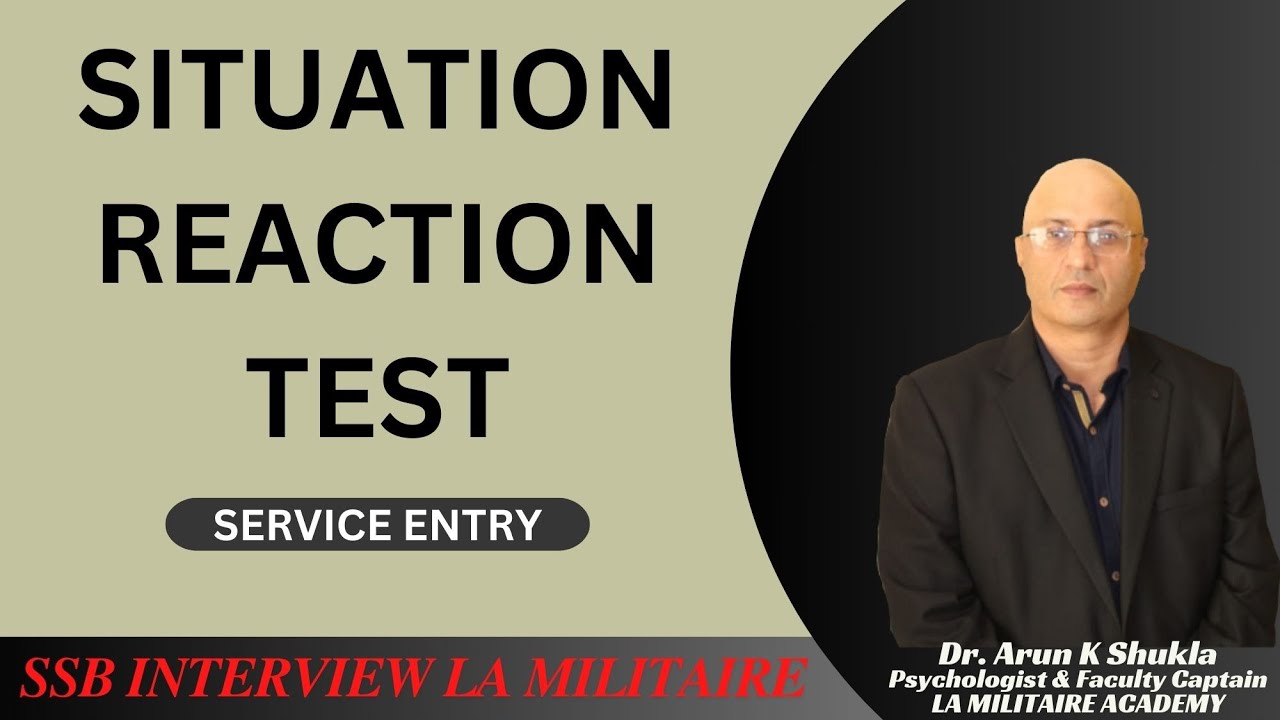 SRT  Practice Set for Service Entry: Sharpen Your Situation Reaction Skills!