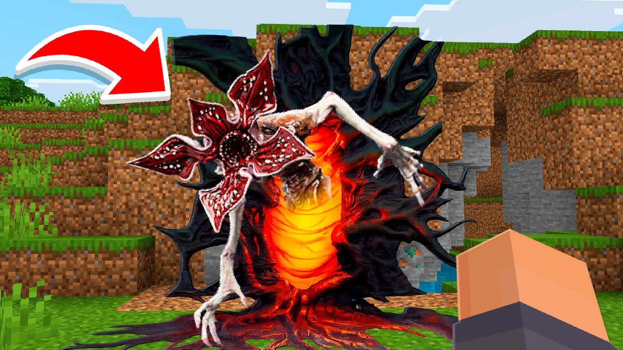 NUNCA ENTRE NO PORTAL DO DEMOGORGON NO MINECRAFT!