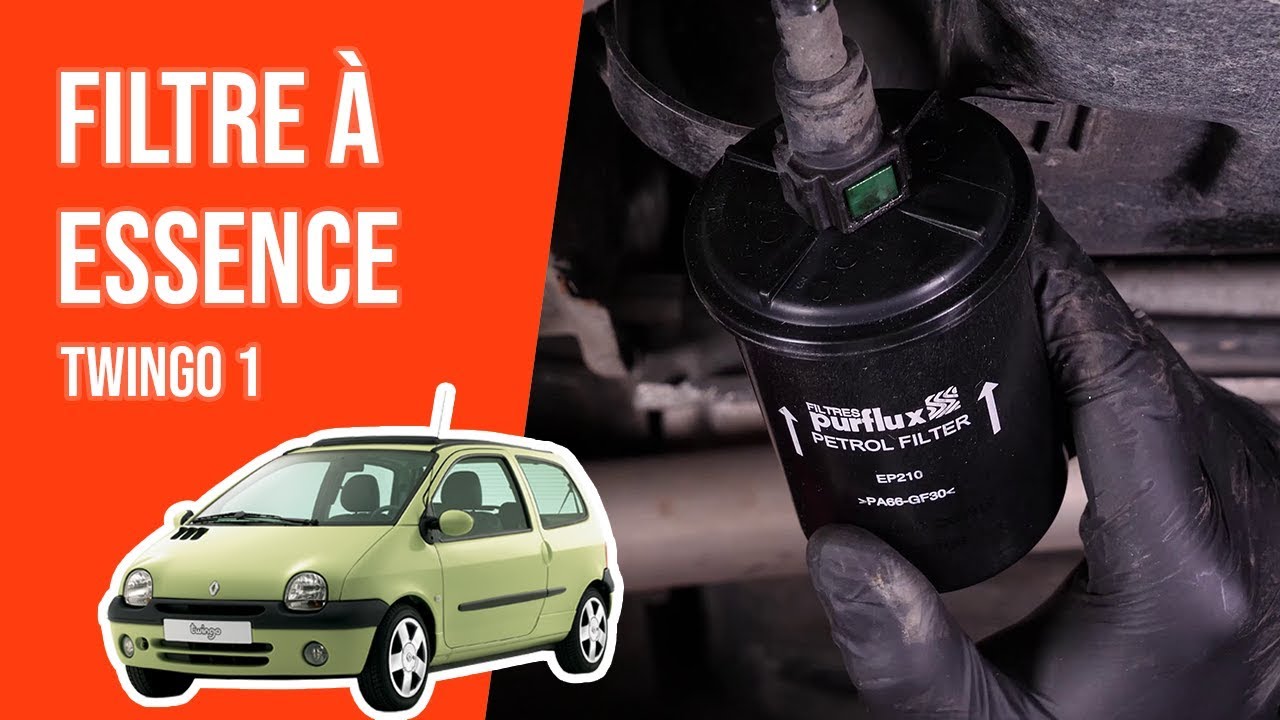 Changer le Filtre à Essence TWINGO 1 1.2 8V⛽