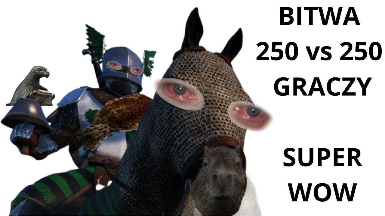 PL - Mount&Blade Bannerlord Multiplayer 500 Graczy - Wielu Spoconych Facetów Macha Swoimi Mieczami