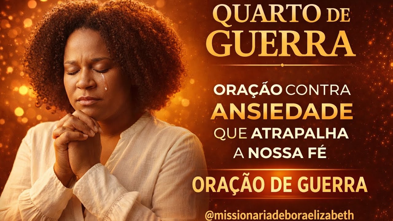 VENCENDO A ANSIEDADE DE JOELHOS |ORAÇÃO DE GUERRA 