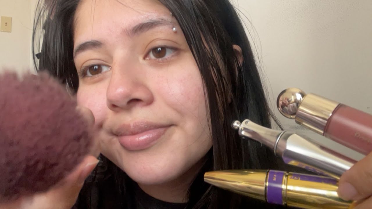 ASMR Doing Your Makeup (slighly chaotic)