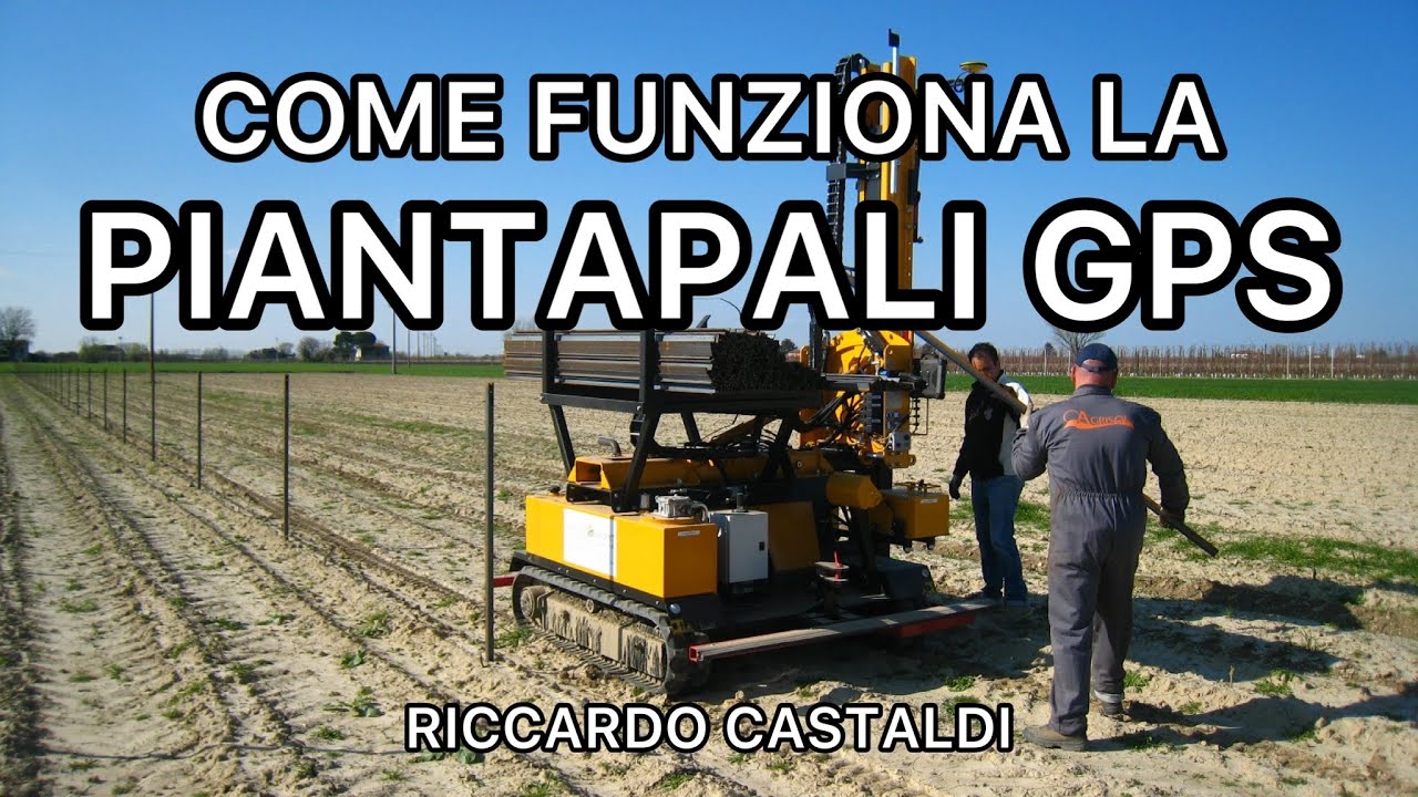 Vite. Piantapali GPS nel vigneto