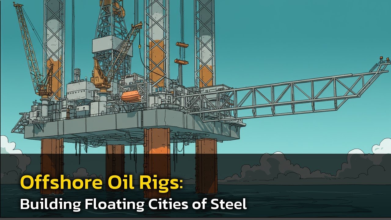 Floating Cities of Steel: The Insane Engineering of Offshore Oil Rigs 🏗️🌊✨