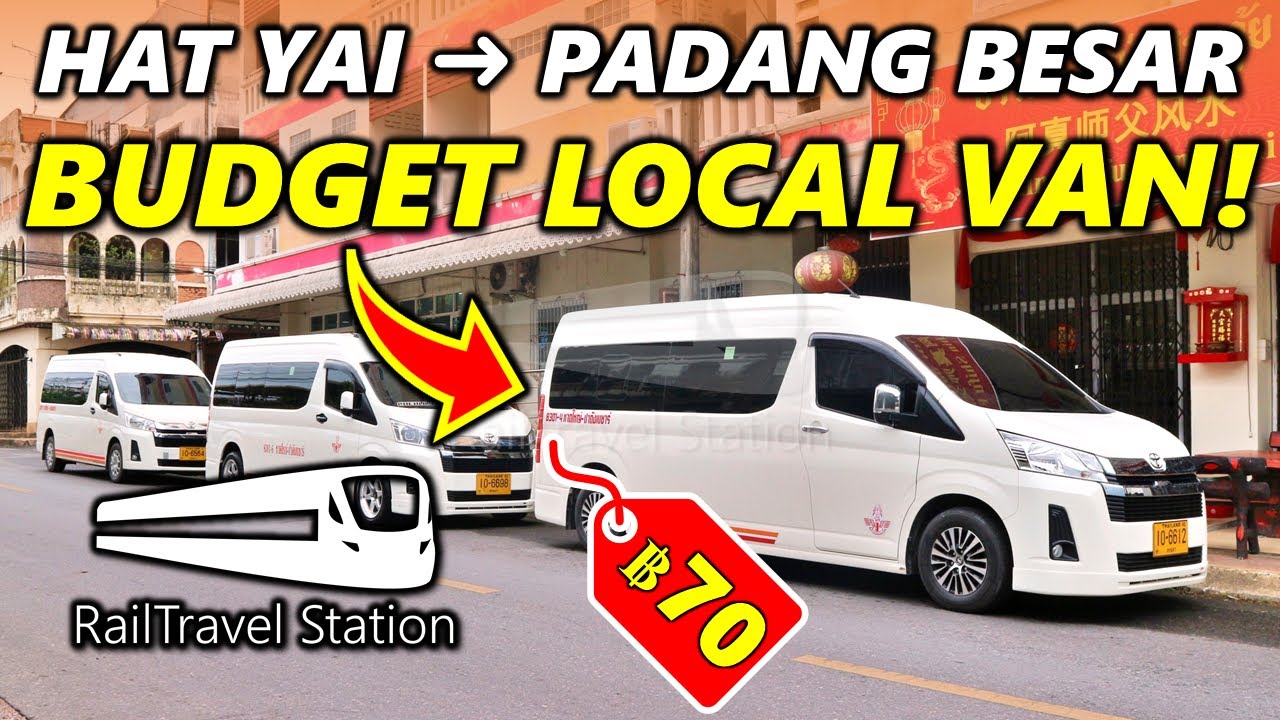 HAT YAI LOCAL VAN TO PADANG BESAR THAILAND! 🚐🇹🇭 Hat Yai-Padang Besar Van 8301 Hat Yai → Padang Besar