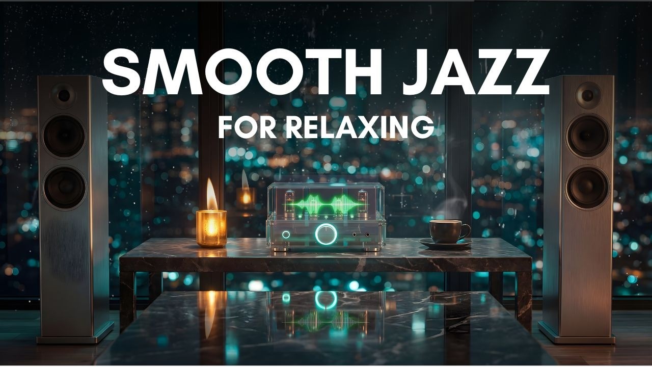 Elegant Coffee Shop in the Spring Rain ☕ Smooth Jazz Piano & Fireplace Sounds for Study and Work