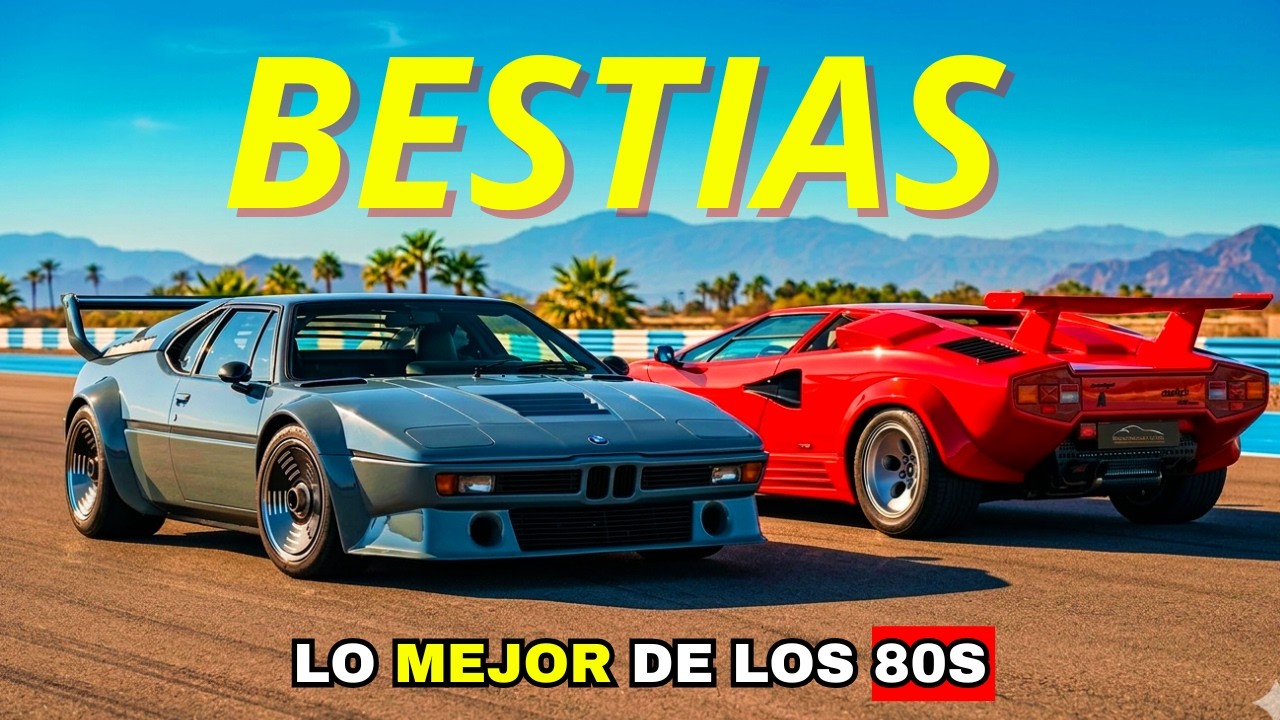 10 Superautos Legendarios de los 80s | Los Más Rápidos y Salvajes de la Década