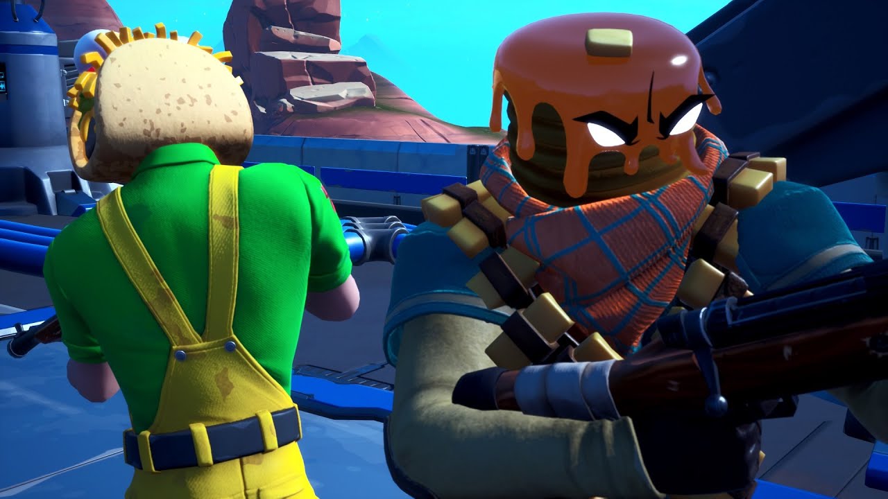 【全編茶番】マンケーキvsグアコ！シーズン5バトルパススキンマンケーキのオリジナルストーリー【フォートナイト/Fortnite/ゆっくり実況/GameWith所属】