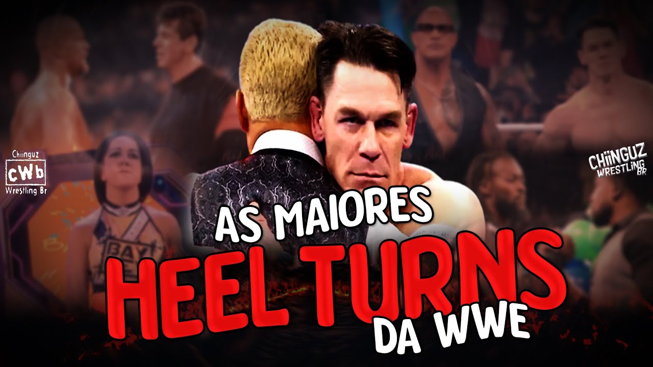 as MAIORES HEEL TURNS da WWE dos &Uacute;LTIMOS ANOS !!!