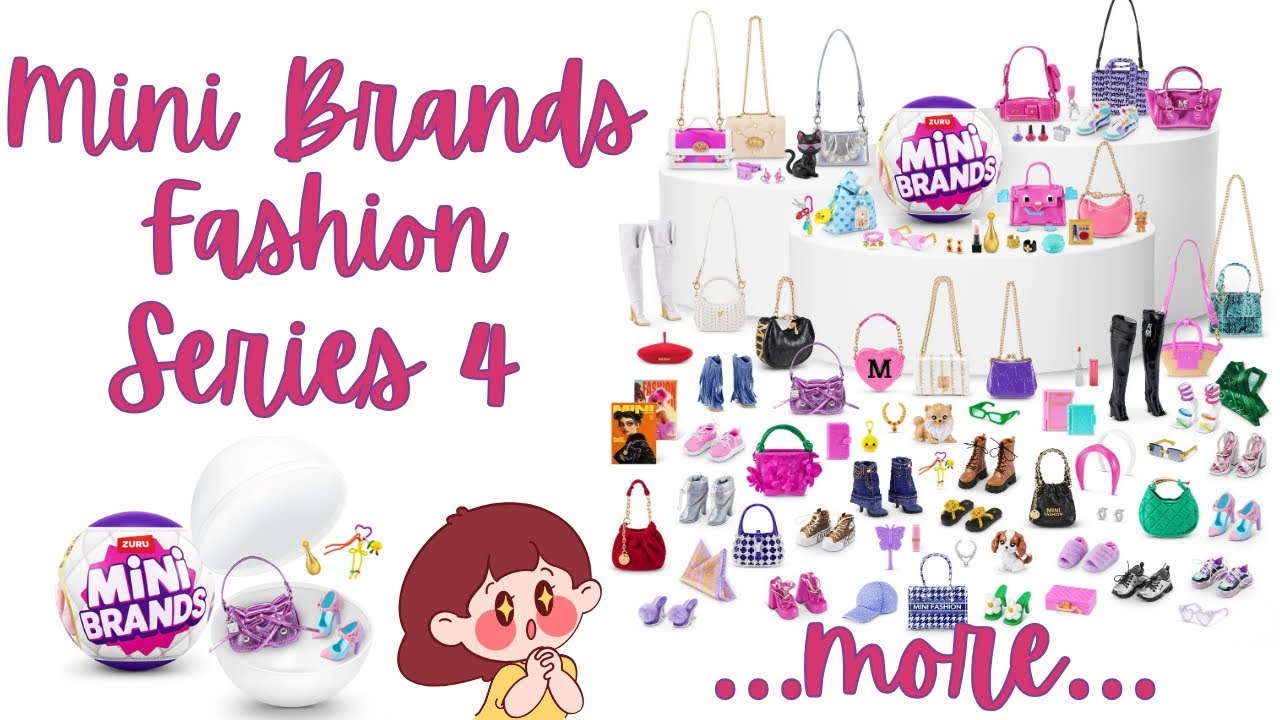 Серия 4 «Модные мини-бренды» — давайте откроем еще 4 магазина @MiniBrands_ZURU #minibrands
