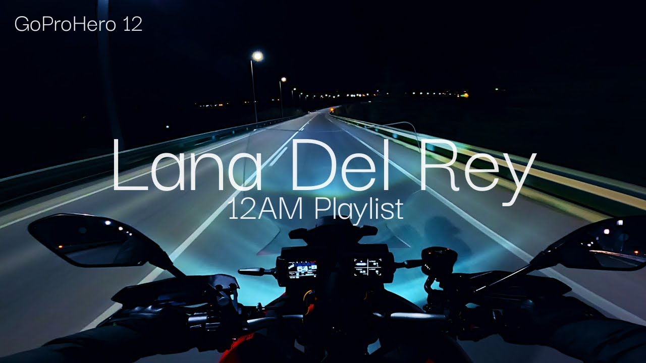 Lana Del Rey Playlist Paseo a Medianoche | Yamaha Tracer 9 | 4K GoPro Hero 12