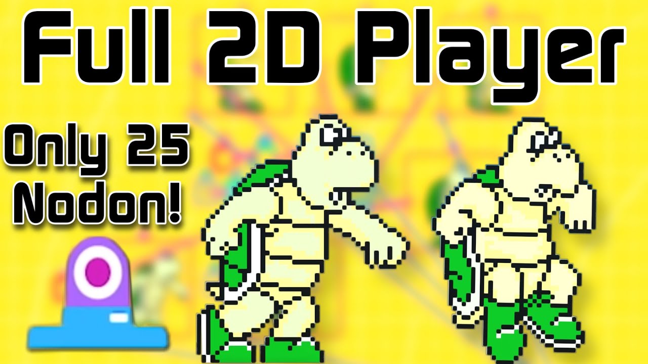 New Simple Method! 2D Character With Walk, Jump, Attack, and Idle: Game Builder Garage Tutorial