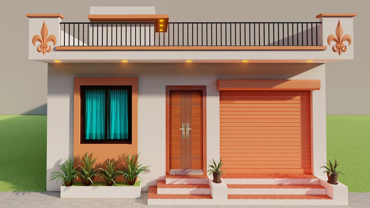 1 Shop 4 Bedroom house plan,3D 25 by 42 dukan or makan ka naksha,new shop with house