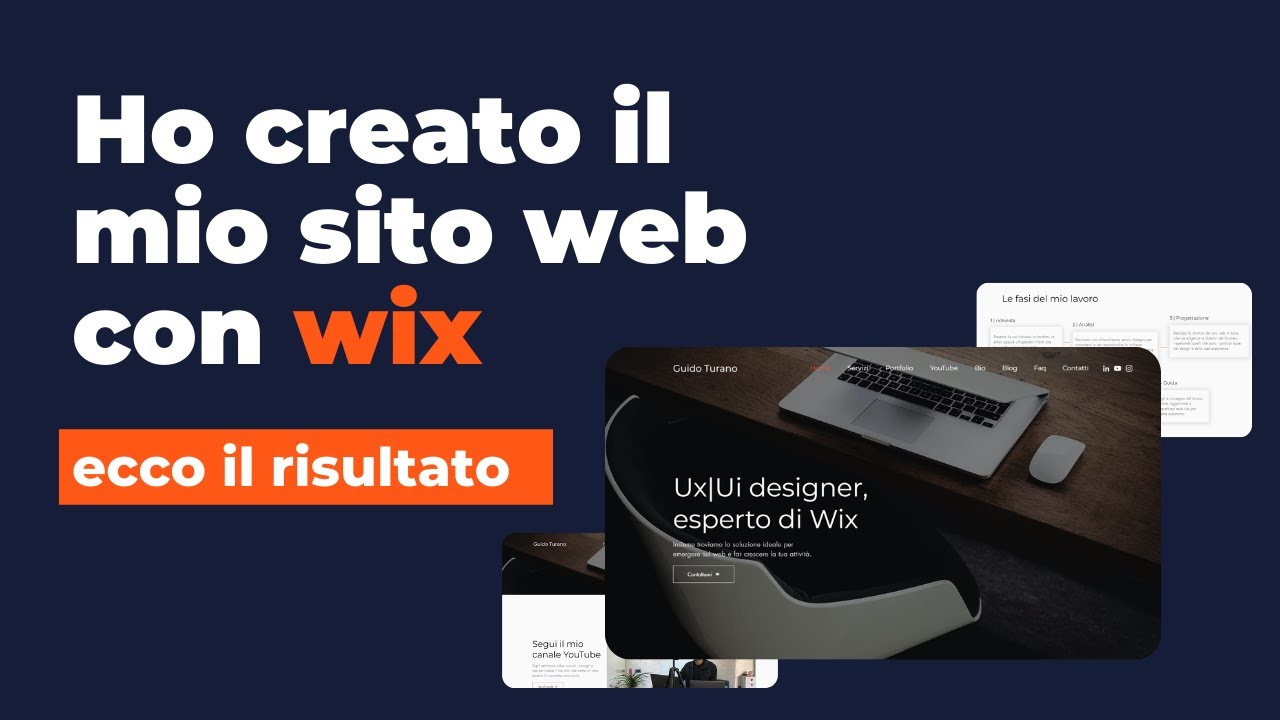 Ho creato il mio sito web con Wix. Ecco il risultato!