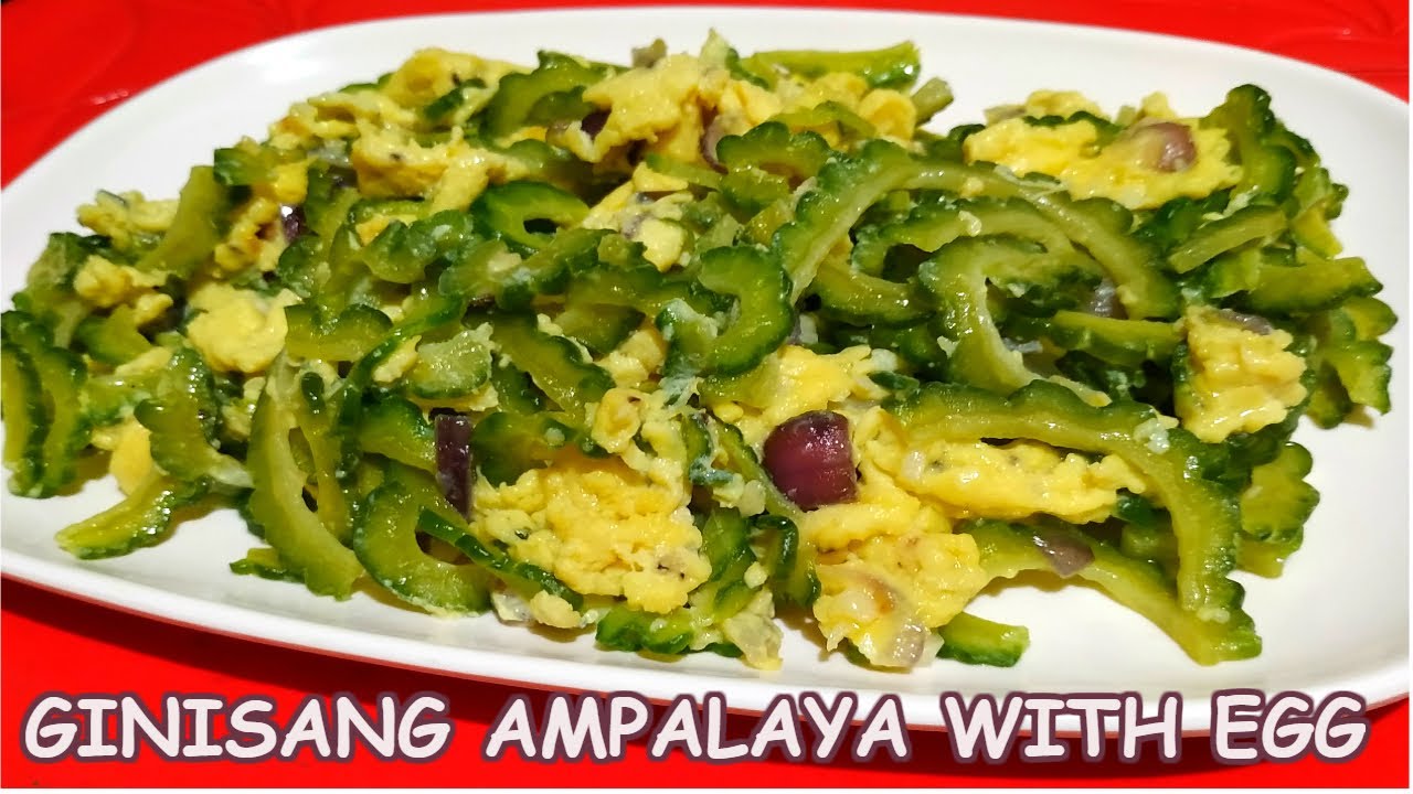 How to cook Ginisang AMPALAYA with EGG | BITTER-LESS TASTE