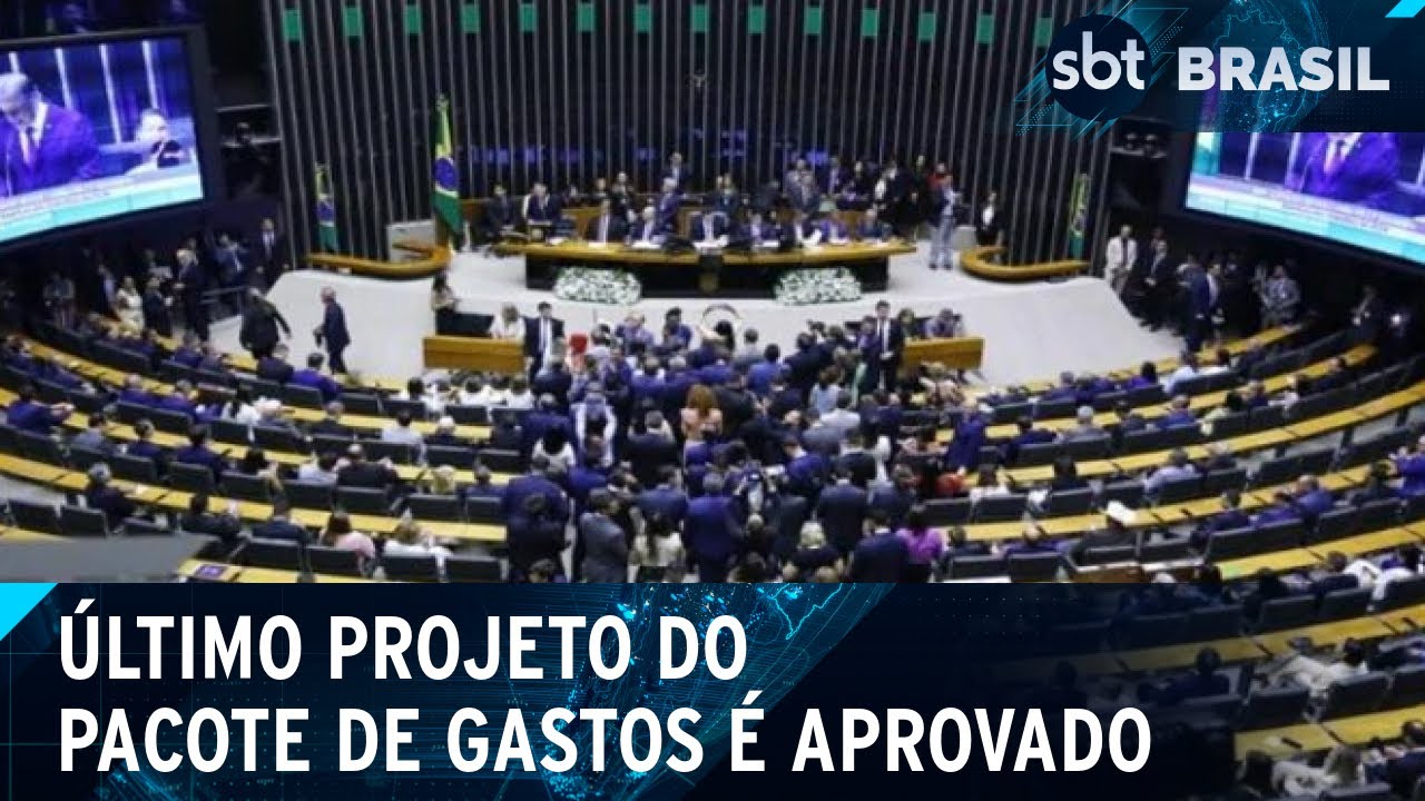 Corte de gastos: Câmara aprova limite ao salário mínimo e restrição ao BPC | SBT Brasil (20/12/24)