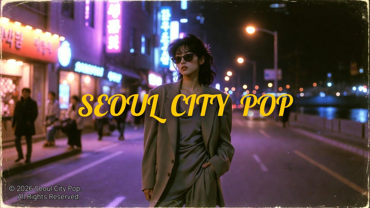 Korea City Pop | 눈 감으면 1990년대 서울이 보여 ✨ | 드라이브 · 노동요 · 집중음악