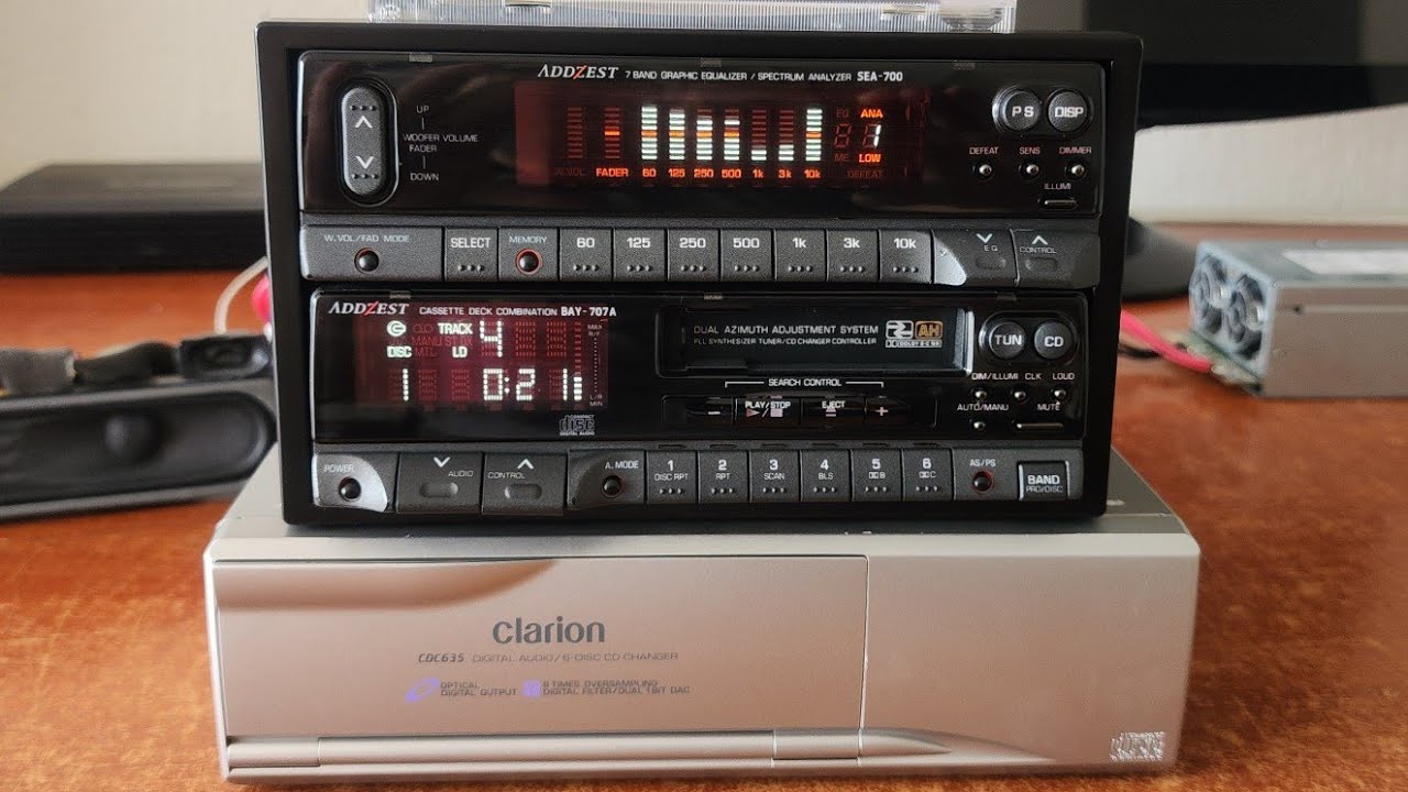 CLARİON ADDZSET BAY-707A SEA-700 CDC635 RESİTAL NOSTALJİ ESKİ SERİ VİNTAGE MADE IN TOKYO JAPAN