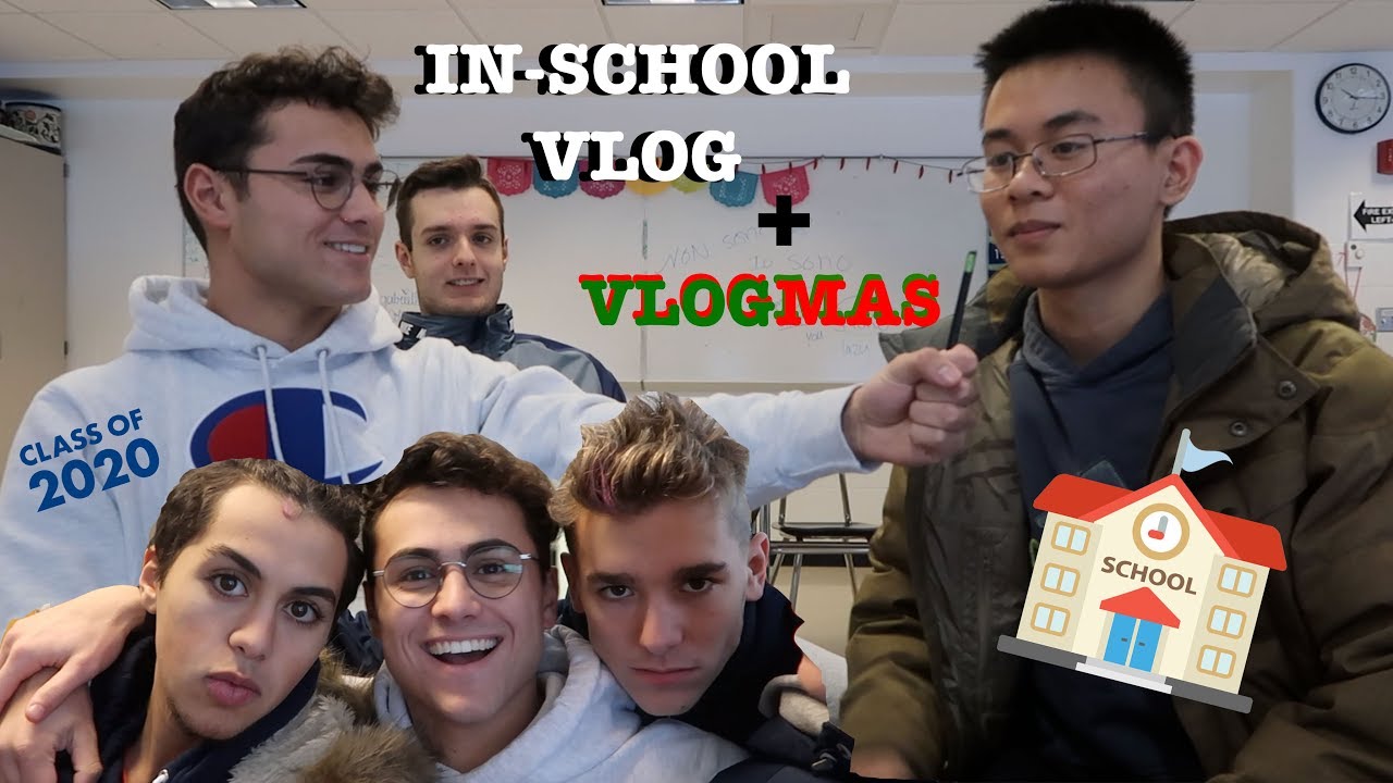 HIGH SCHOOL VLOGMAS (in school vlog)