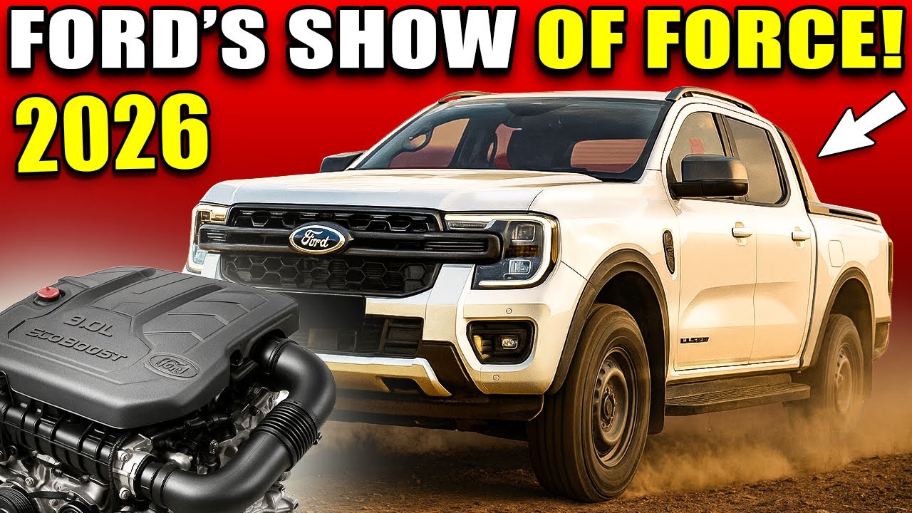 ВСЕ 3 трансмиссии Ford Ranger 2026 года подробно описаны!