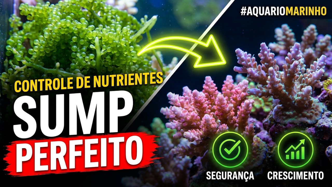 Macroalgas no Sump do Aqu&aacute;rio Marinho: Filtragem Natural e Controle de Nutrientes