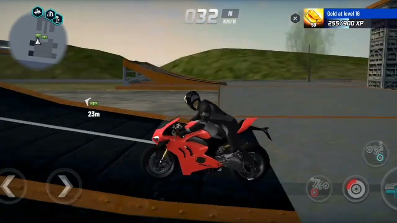 Stunts With Ducati Panigale Moto racing Game Video - Extreme Moto Racing Gameplay 