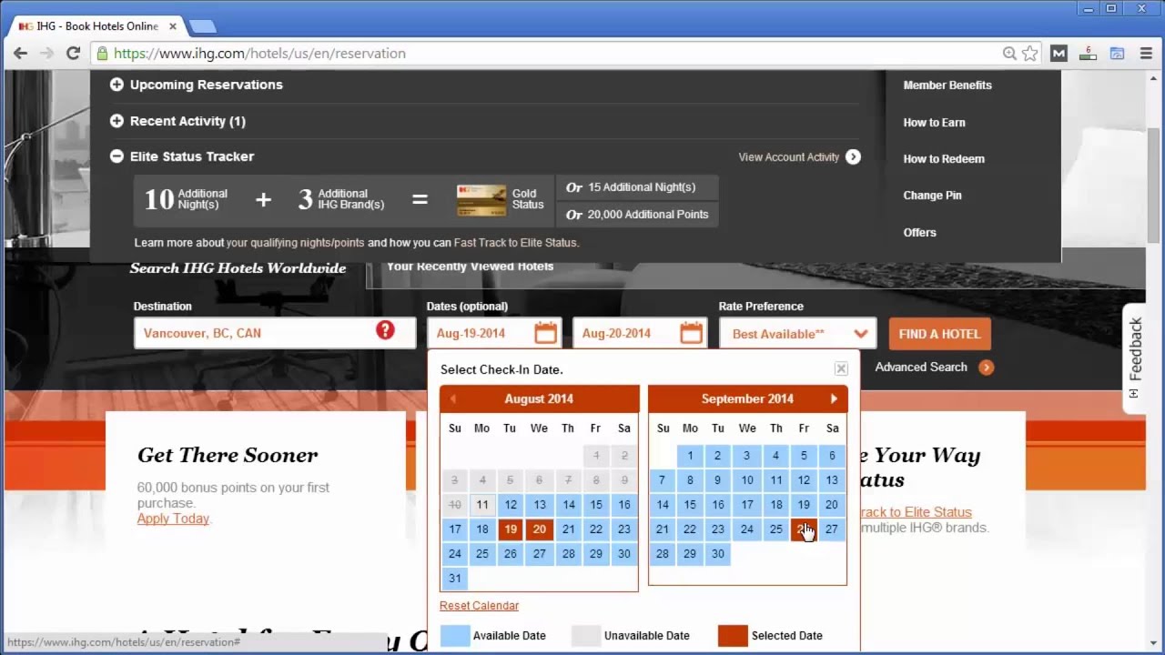 How to Redeem IHG Rewards