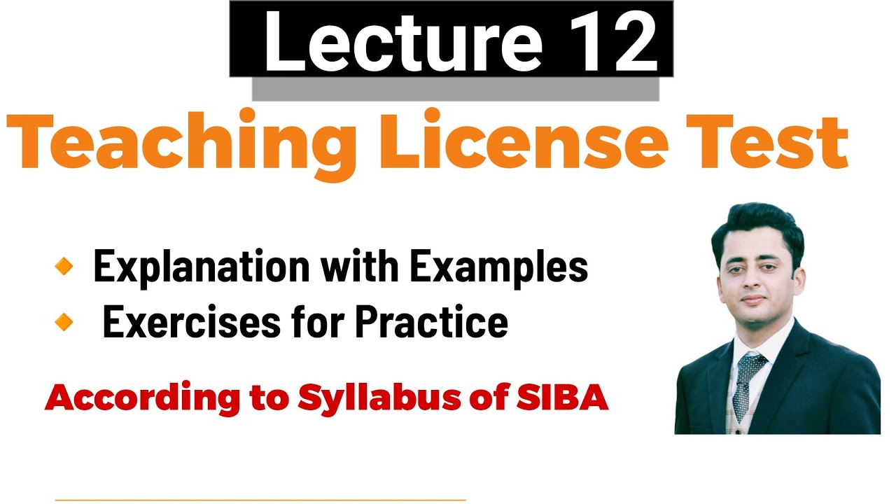 Lec 12 Teacher License Test || Teaching Methodologies part ii