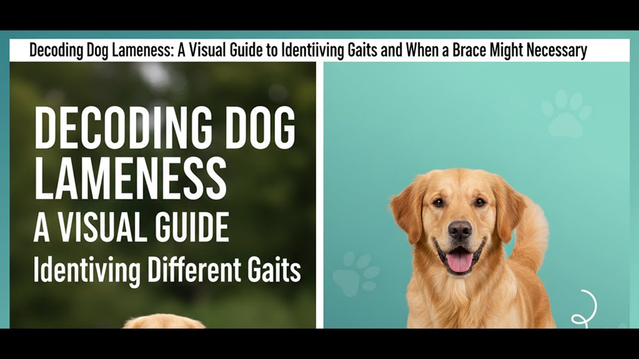 Decoding Dog Lameness: A Visual Guide to Identifying Different Gaits and When to Brace!