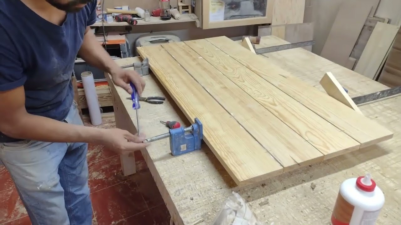 como unir madera para hacer una cubierta
