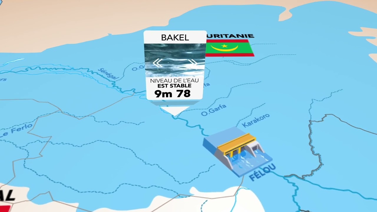 Situation hydrologique du 28 août 2025 du bassin du fleuve Sénégal