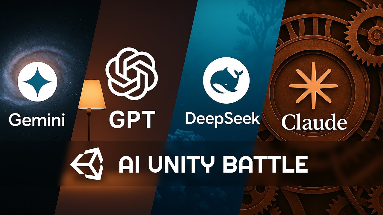 СРАВНЕНИЕ ИИ в UNITY. Сhat GPT vs Claude AI vs Gemini vs DeepSeek
