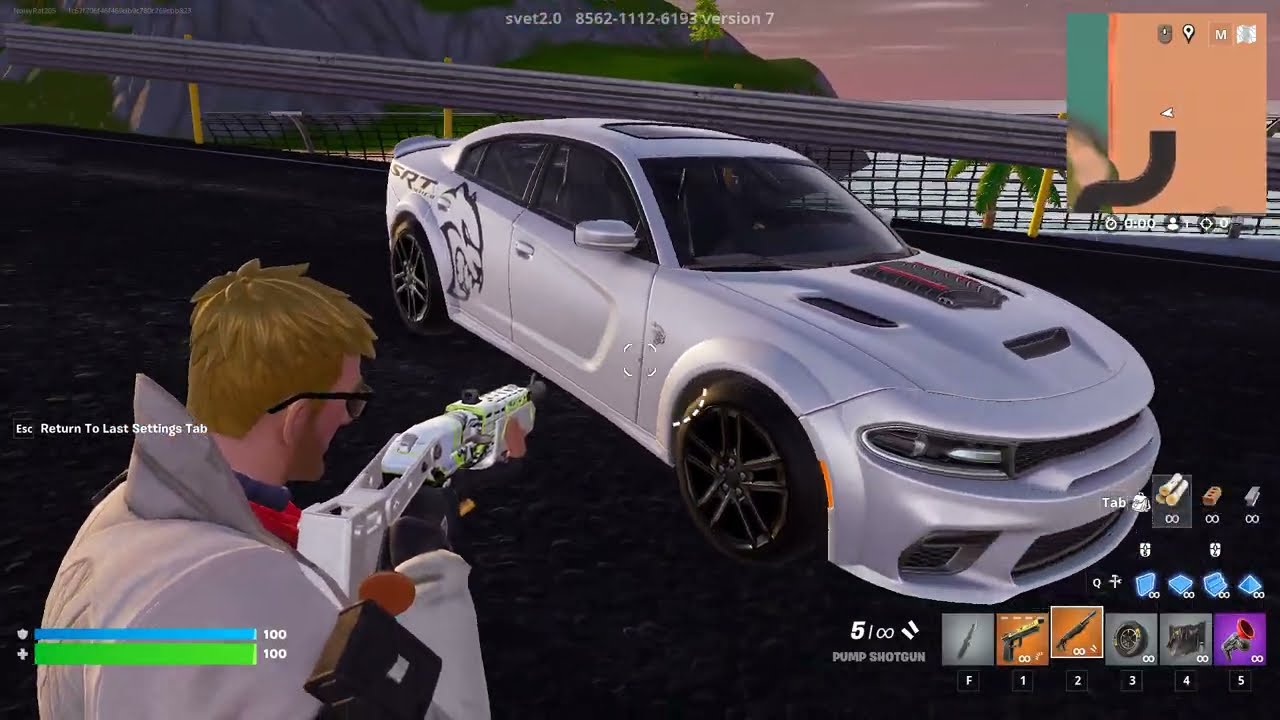 Dodge Charger SRT Hellcat Fast & Furious Edition in Fortnite | Part 2: Higher Resolution Car Model