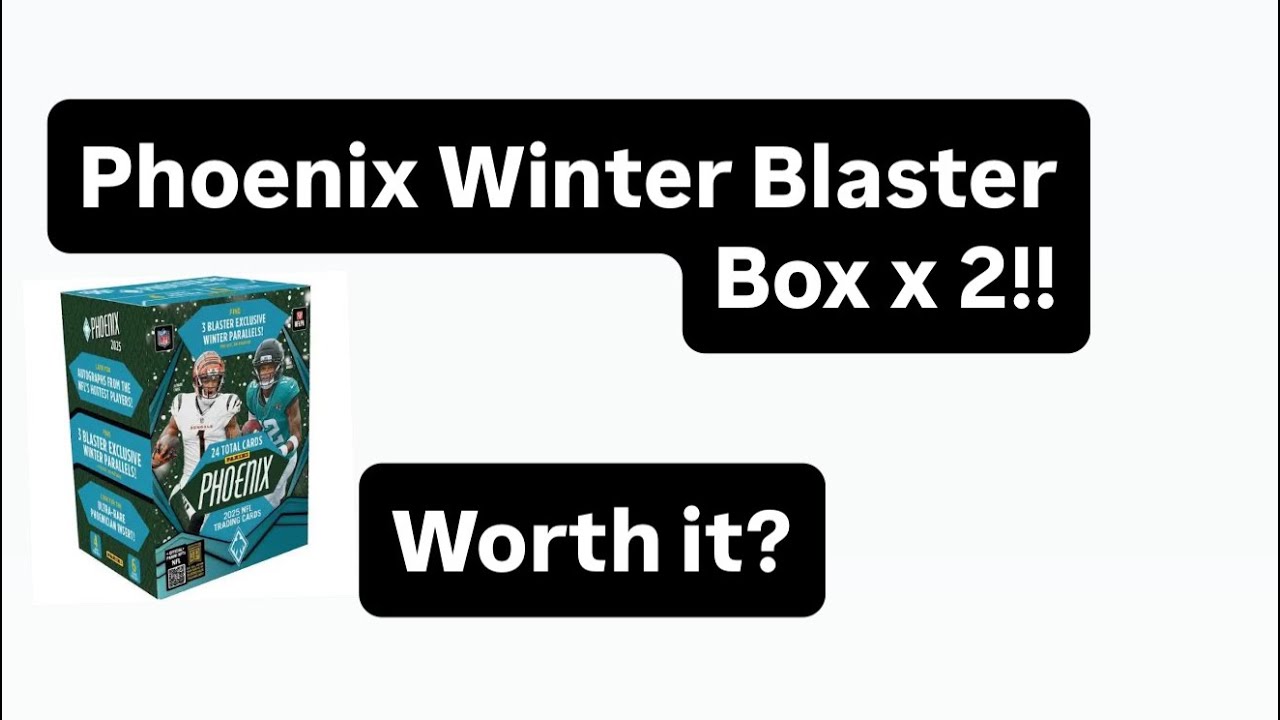 2025 Phoenix Football Winter Blaster Boxes!! These have some fire.  