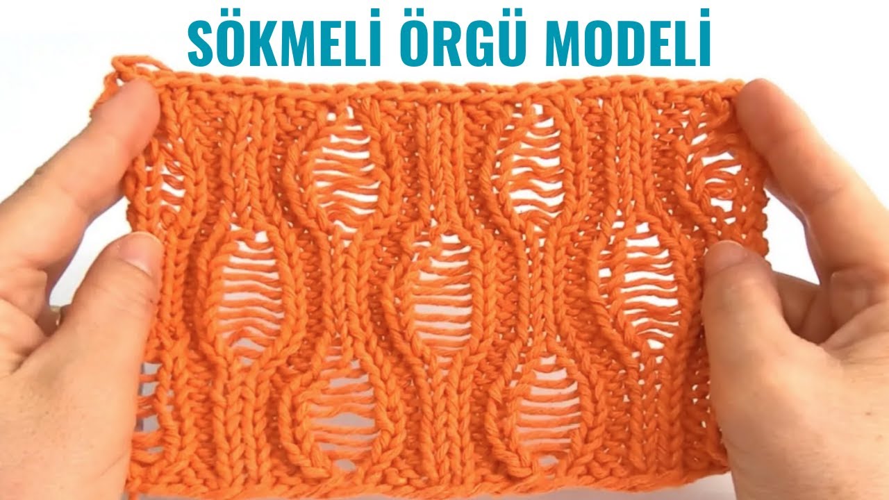 Sökmeli Trend Yazlık Örgü Modeli Yapımı / İKİ ŞİŞ ÖRGÜ MODELLERİ / ÖRGÜ TEKNİKLERİ