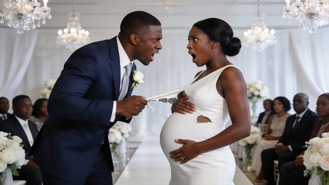 He Ripped His Pregnant Ex Wife’s Dress at His Wedding to Humiliate Her—But He Didn’t Know Her