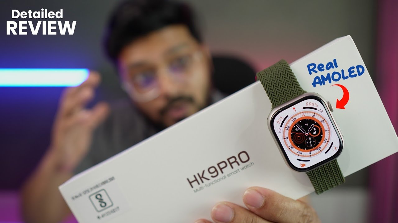 This is Best series 8 Clone | HK9 PRO Detailed Review | Real AMOLED, 60Hz, AOD