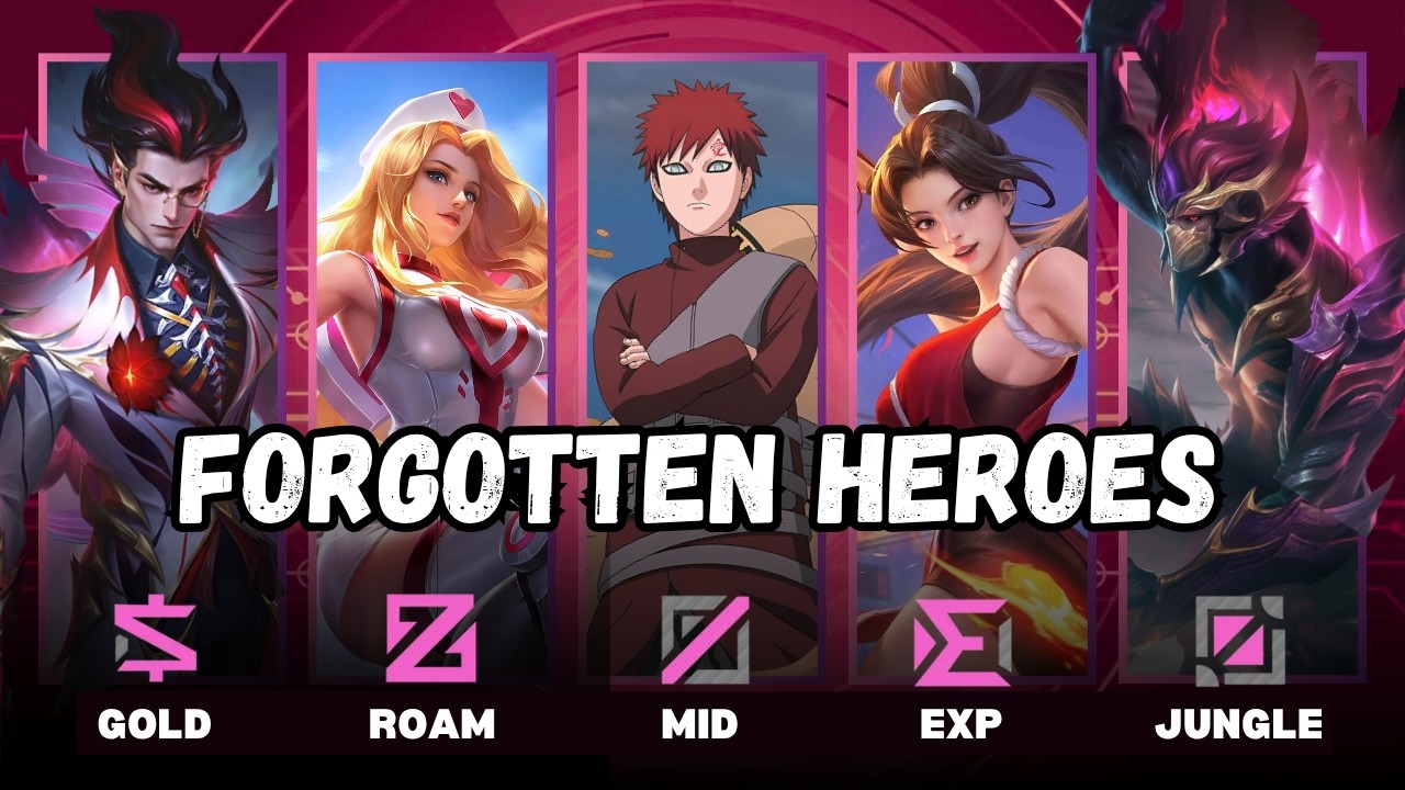 Top 3 Underrated Heroes for Each Role in Ranked Games!