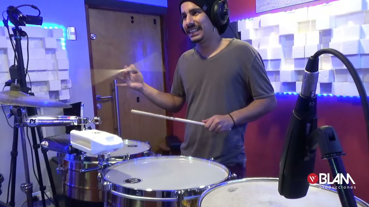 Sesión 2 (Timbales) con David Pelayo Chile en Blam Producciones