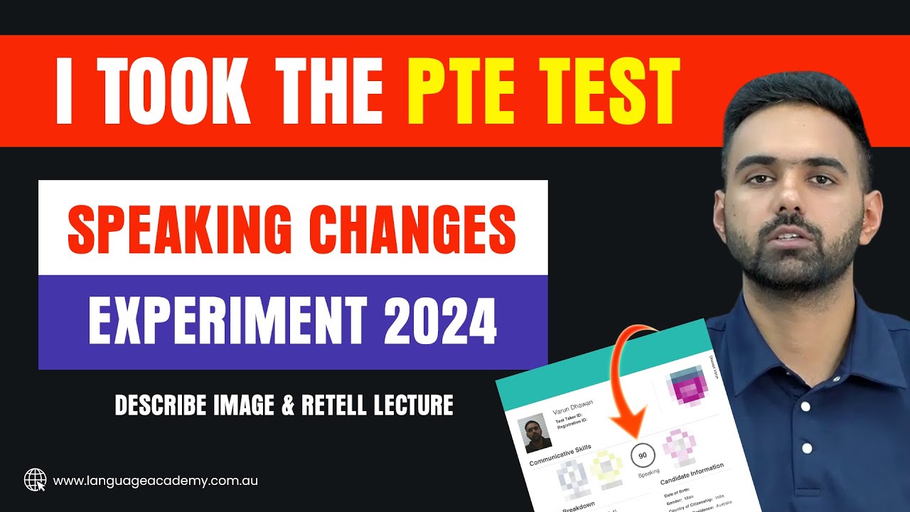 PTE Speaking Changes 2024 | Working Describe Image and Retell Lecture Templates | Language Academy